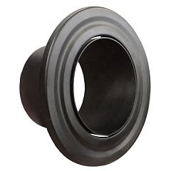 Розетка для стены D150 черная