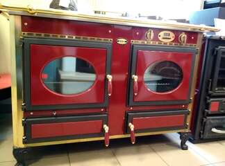 Печь Cascina Country 120 LGE brass red