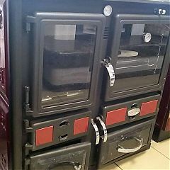 Печь DESIREE IDRO 860 Bordeaux с кер.
