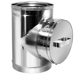 Тройник VCR 90 гр D200/300 кс прочистной с ревизией 321/304