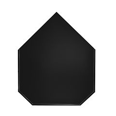 Предтопочный лист 031-R9005 1000х800 черный