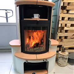 Печь  HARK 34 GT ECOplus deco-cotto sahara черная 