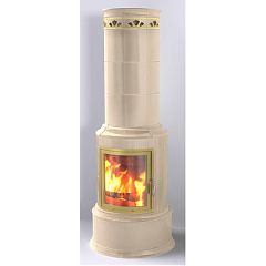 Печь  BELLA ROSA Klassik 3 ECOplus T4 (498) обводка золотом