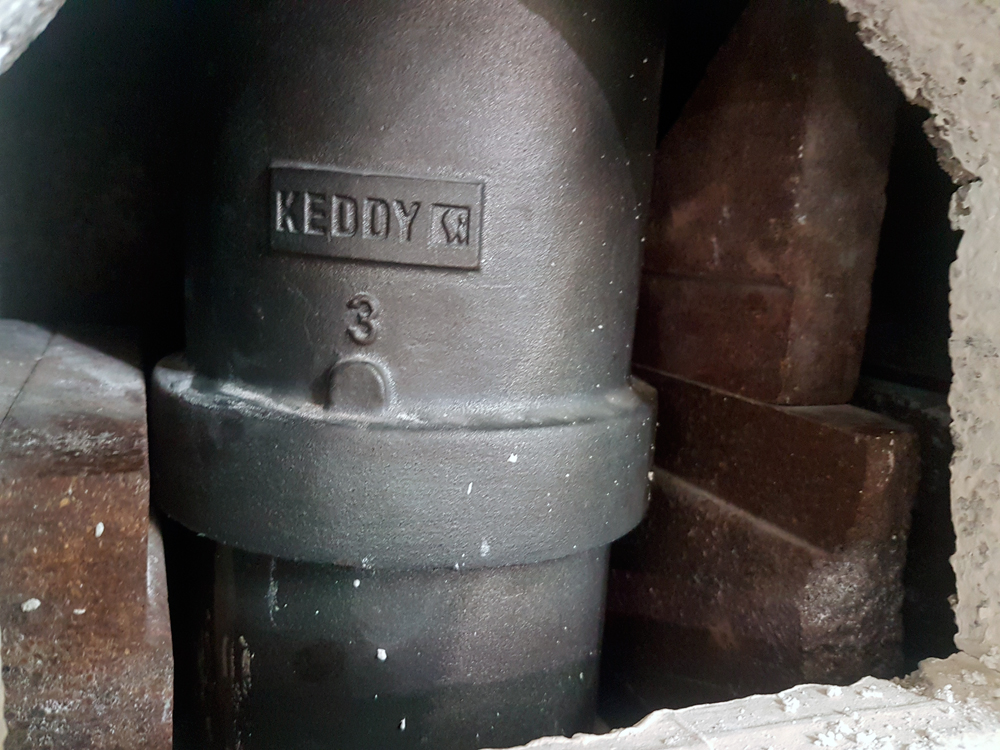 Чугунный элемент дымохода Keddy